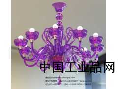 現代簡(jiǎn)約LED餐廳吊燈 紫虹燈飾