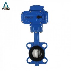 泰流科技（TKFM）電動(dòng)軟密封對夾蝶閥D971X-10/16 Q/C/Z