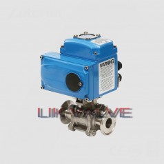 進(jìn)口不銹鋼快接卡箍電動(dòng)球閥-德國萊克電動(dòng)快裝球閥