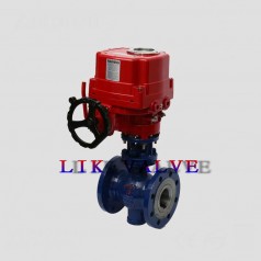進(jìn)口電動(dòng)防爆V型球閥-紙漿、礦漿V型切斷球閥