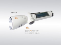太陽(yáng)能+手搖 電筒收音機