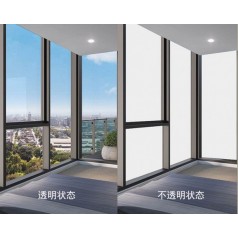 夾層調光玻璃5+5普白霧化 超白電控玻璃 變色玻璃廠(chǎng)家可施工