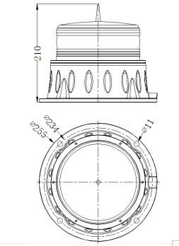 XL-LS-H太陽(yáng)能 體式航標燈安裝尺寸圖.png