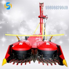 犇牛懸掛式多功能皇竹草青儲機收割效率高養牛專(zhuān)用青貯機割臺