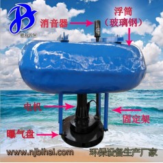 FQB4kw 掌柜推薦 浮筒潛水曝氣機 魚(yú)塘水產(chǎn)養殖充氧 潛浮式曝氣機