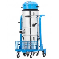 不銹鋼桶身，美觀(guān)、輕便、堅固耐用工業(yè)吸塵器