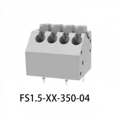 彈簧按壓式端子可拼現貨 kf250-2.5\2.54mm免螺絲pcb接線(xiàn)端子2p3p