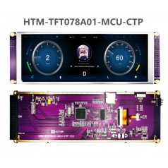 7.84寸條形電容式觸摸IPS TFT液晶顯示屏MCU車(chē)載顯示器