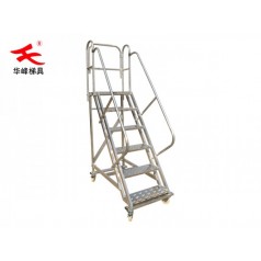 庫房登高車(chē)-移動(dòng)登高臺-華峰梯具
