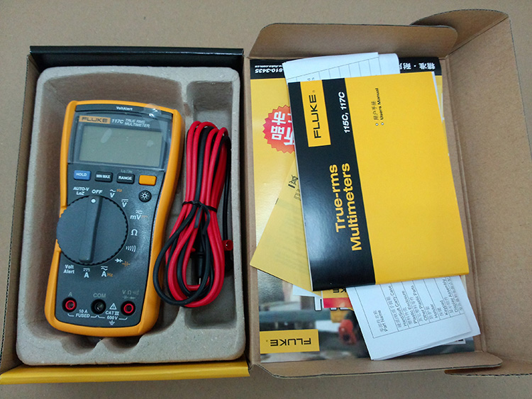 工商兩用儀表Fluke117C非接觸式電壓測量萬(wàn)用表