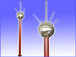 多針球形優(yōu)化避雷針， 球狀型雷電接閃器
